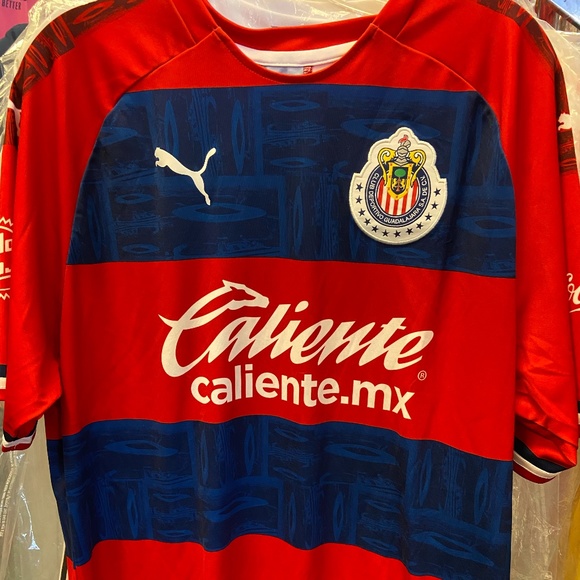 Puma Other - Chivas red blue soccer jersey